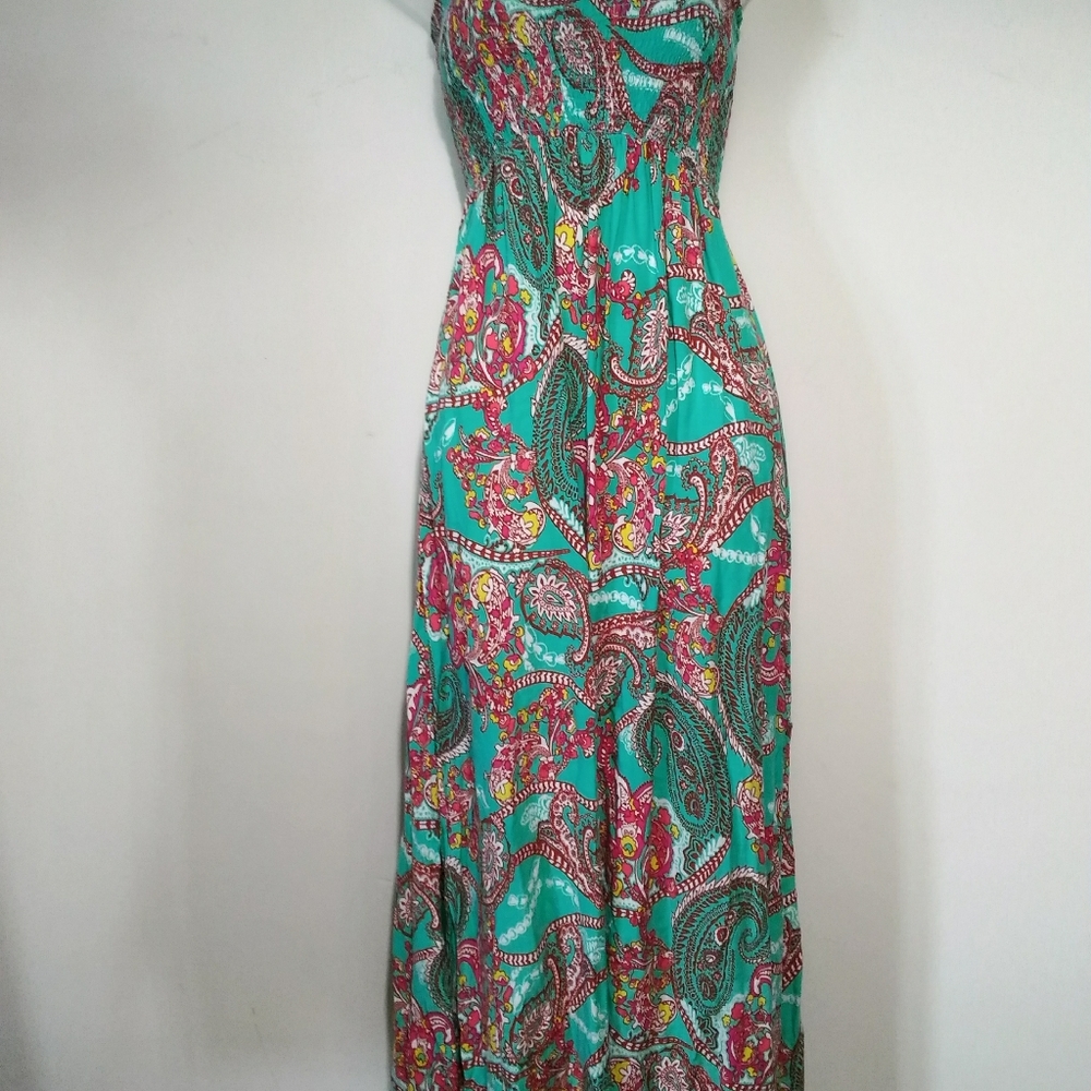 Women's Fire strapless elastic long dress